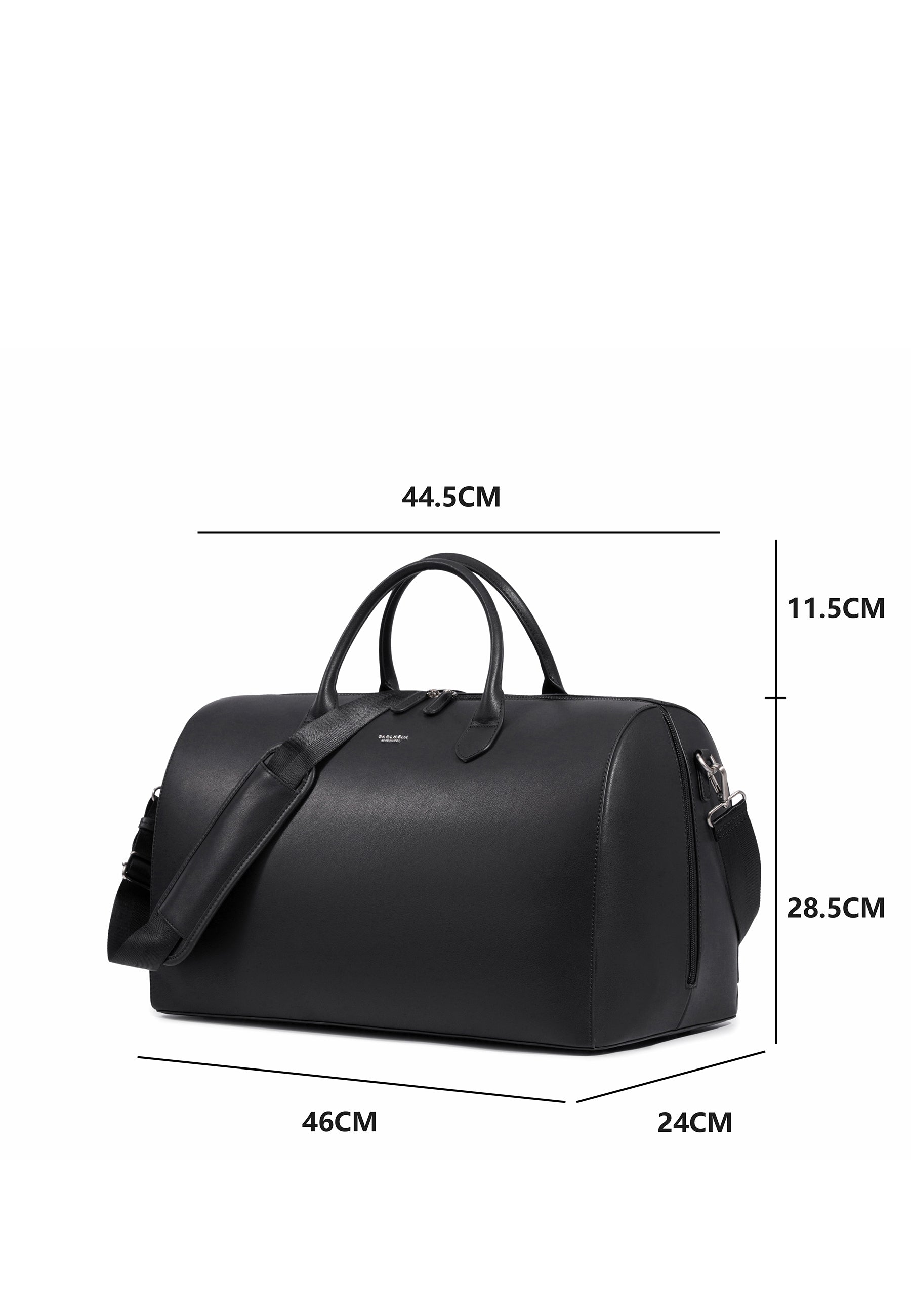 Voyage Genuine Leather Weekender (Black)