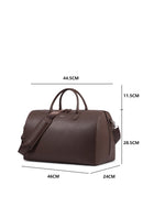 Voyage Genuine Leather Weekender (Brown)