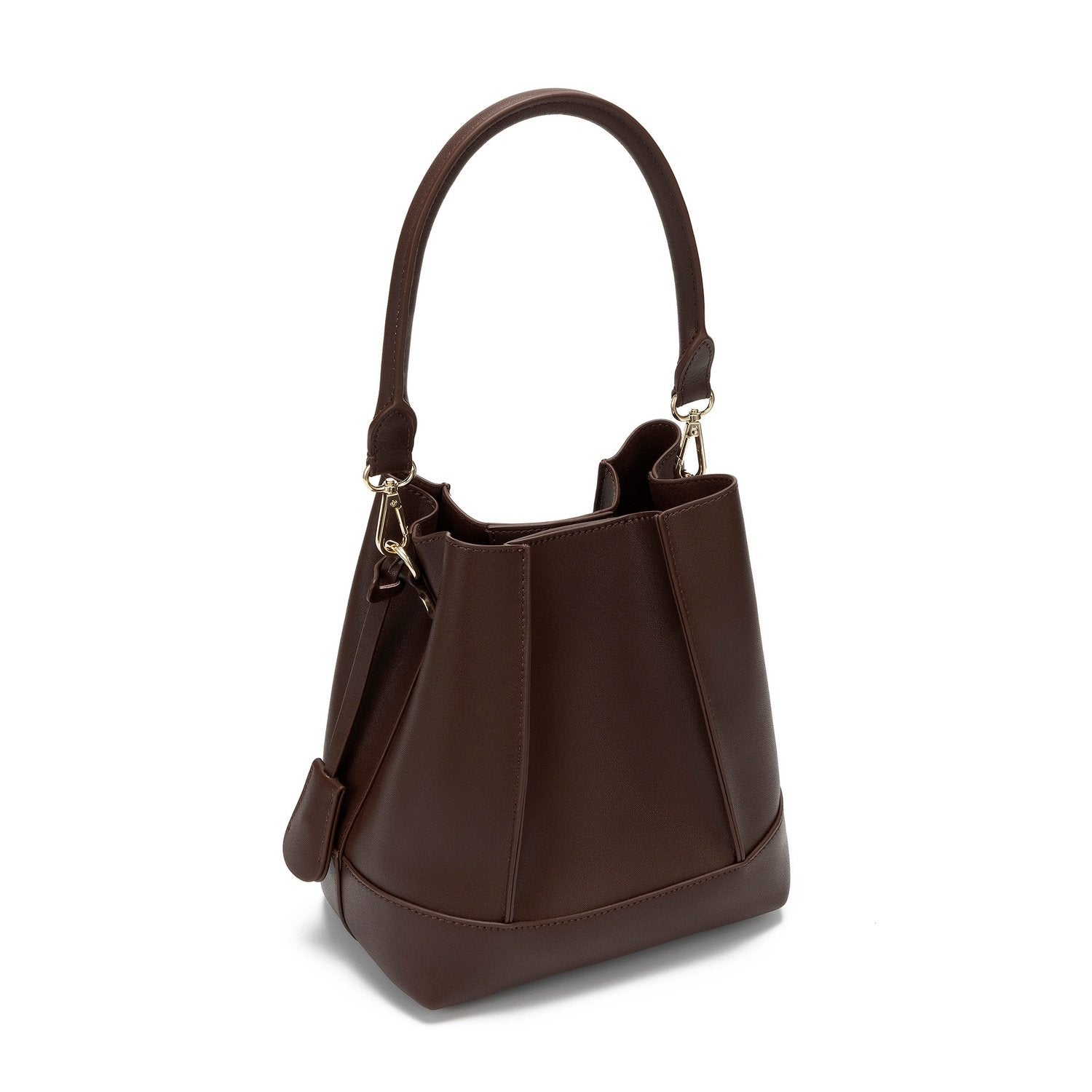 Adaline Genuine Leather Handbag (Brown)
