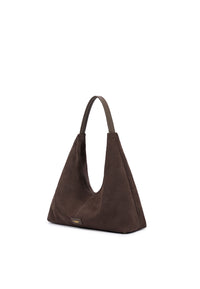 Eliana Suede Handbag (Brown)