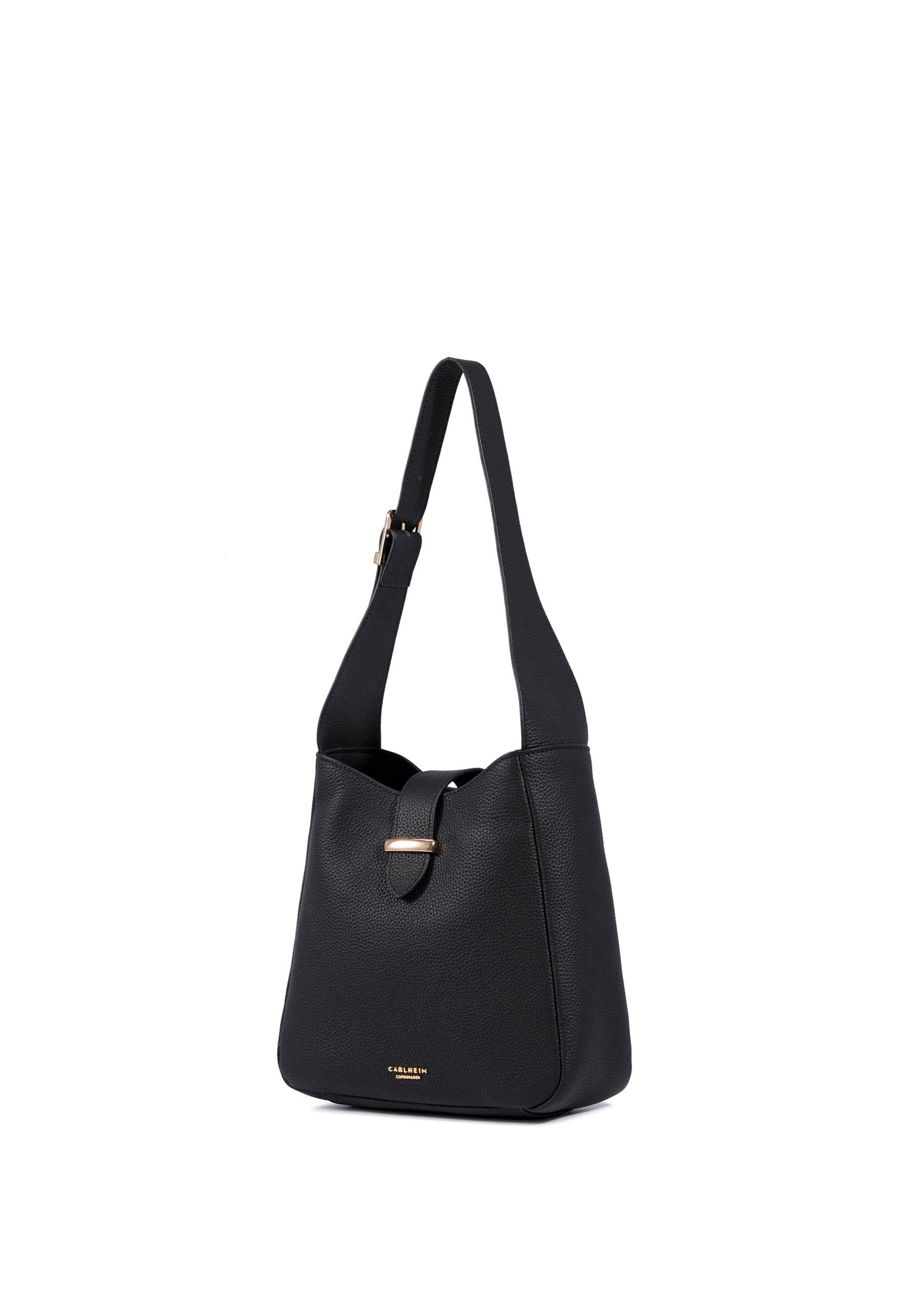 Emily Genuine Leather Handbag (Black)