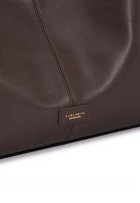 Madeline Genuine Leather Handbag (Brown)