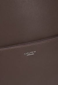 Louvre Genuine Leather Backpack (Brown)