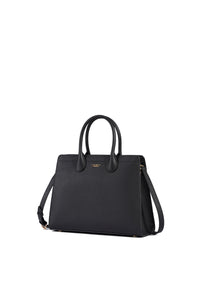 Nora Genuine Leather Handbag (Black)