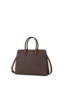 Nora Genuine Leather Handbag (Brown)