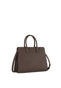 Nora Genuine Leather Handbag (Brown)