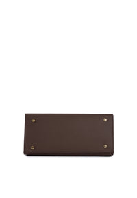 Annabelle Genuine Leather Handbag (Brown)