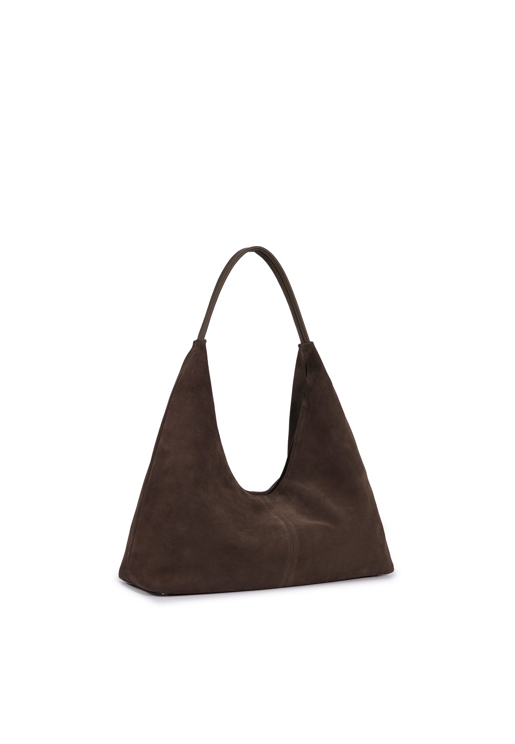Eliana Suede Handbag (Brown)