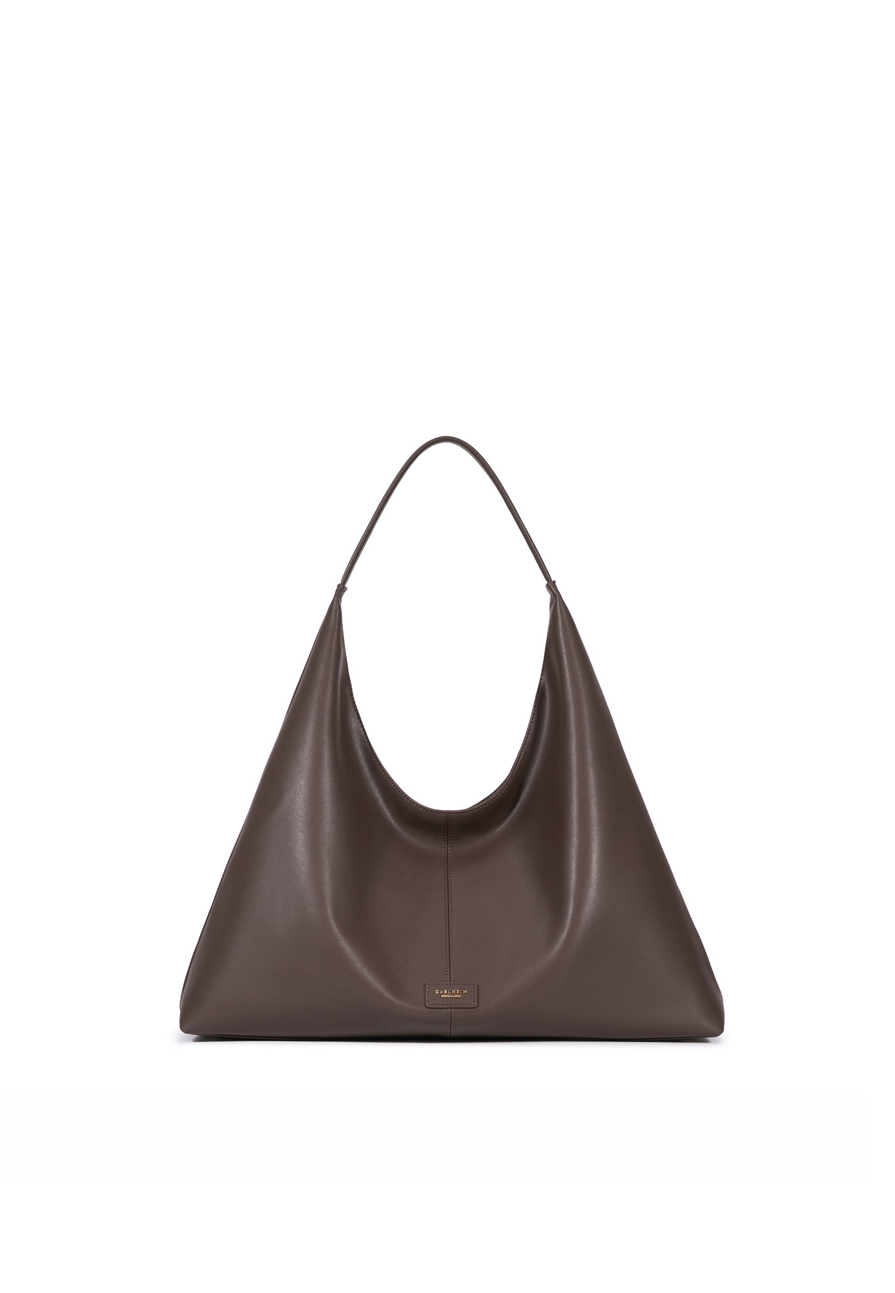 Madeline Genuine Leather Handbag (Brown)