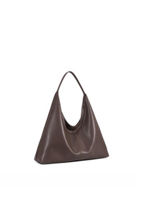 Madeline Genuine Leather Handbag (Brown)