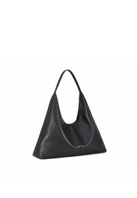 Madeline Genuine Leather Handbag (Black)