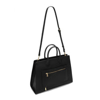 Elise Genuine Leather Handbag (Black)