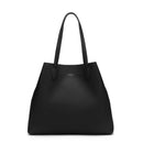 Evelyn Genuine Leather Handbag (Black)