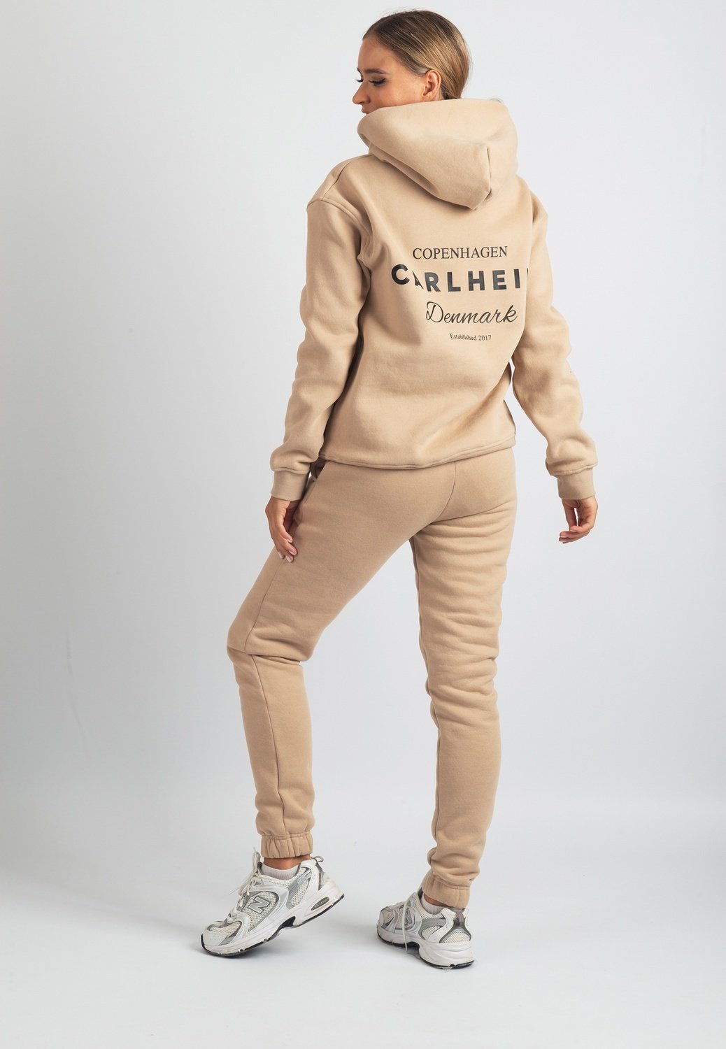 Harper Branded Hoodie (Tan)