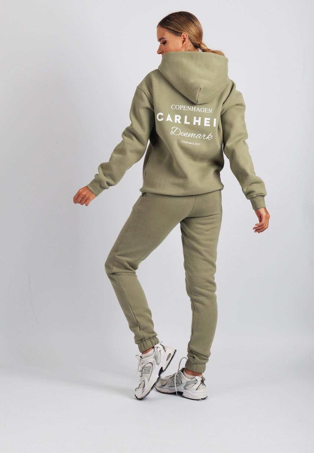 Harper Branded Hoodie (Olive)