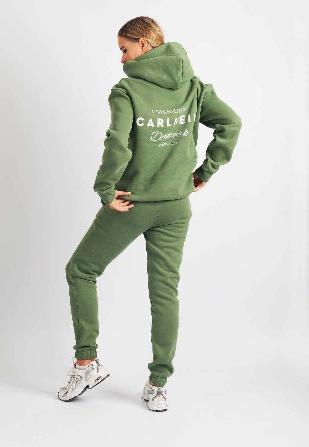 Harper Branded Hoodie (Green)