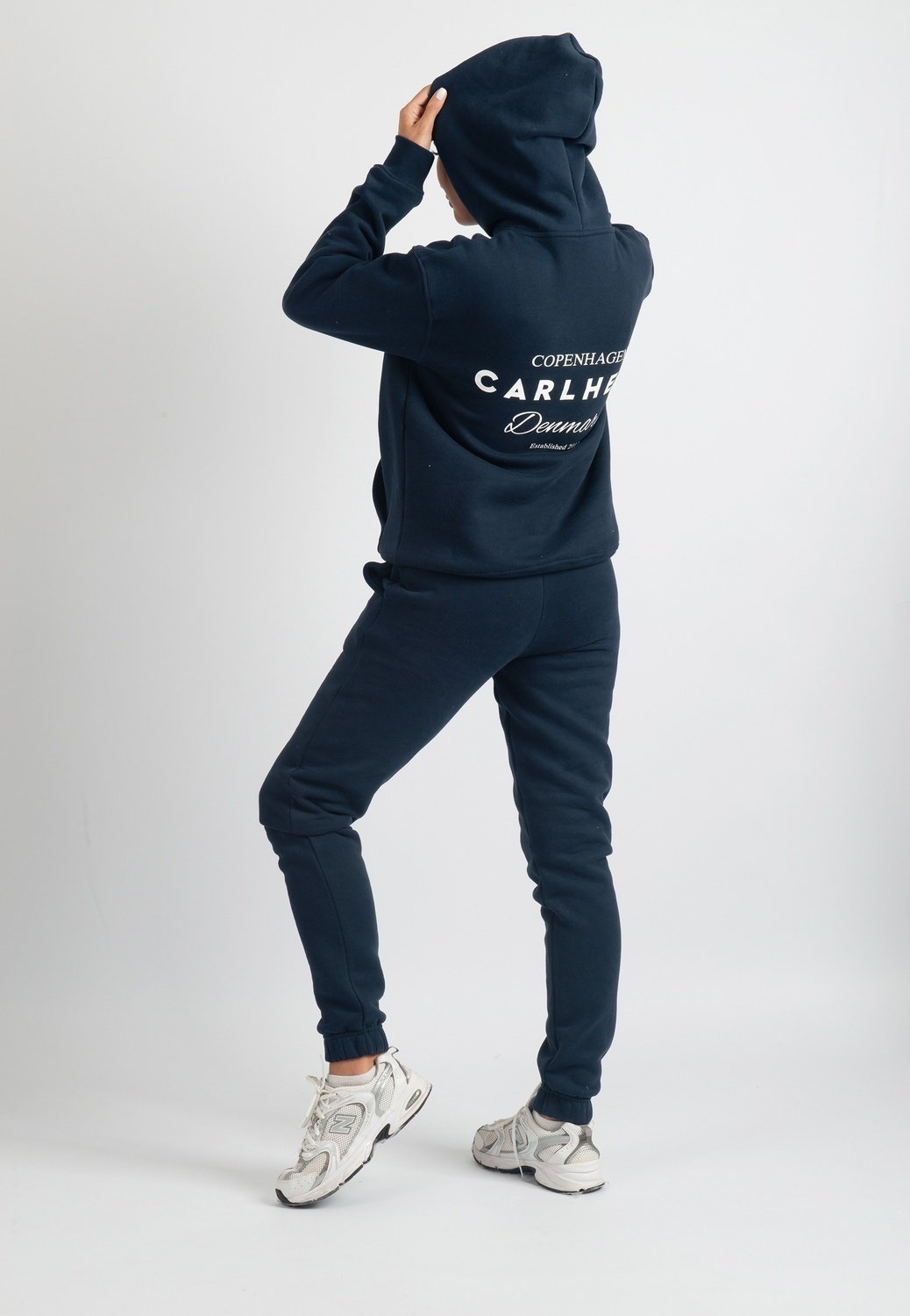 Harper Branded Hoodie (Navy)