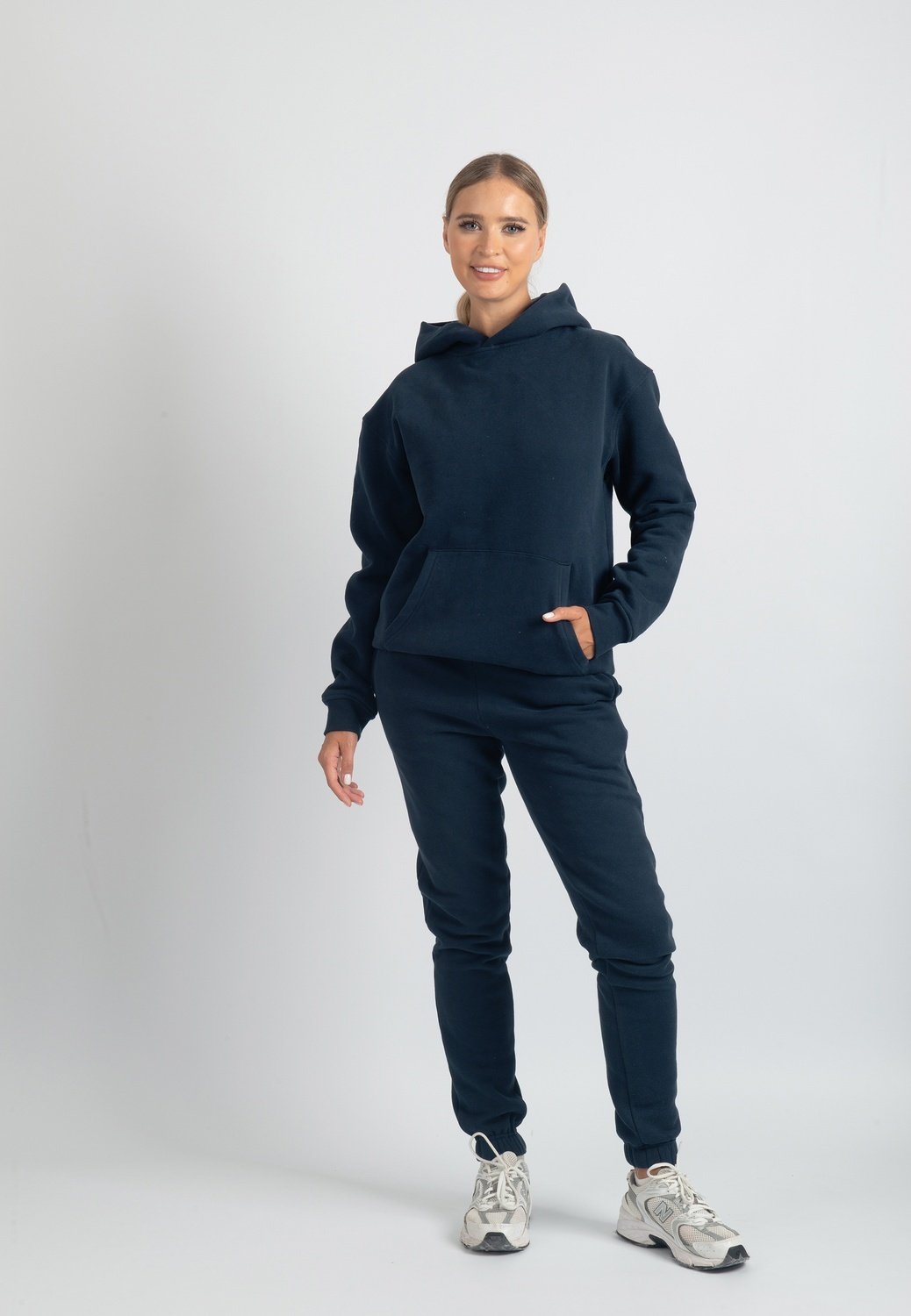 Harper Branded Hoodie (Navy)