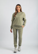 Harper Branded Sweatshirt (Olive)