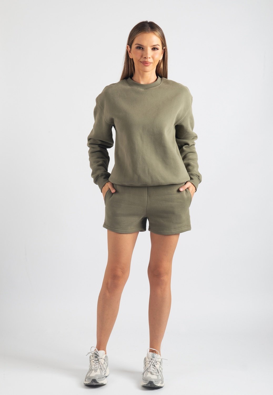 Harper Shorts (Safari Green)