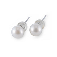 Natural pearl round DIANA earrings