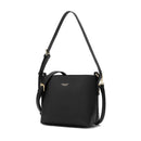 Selma Genuine Leather Handbag (Black)