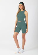 Serenita Shorts 8" (Mineral Blue)