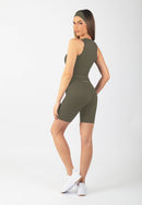 Serenita Shorts 8" (Pink Taupe)