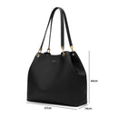 Stella Genuine Leather Handbag (Black)