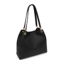 Stella Genuine Leather Handbag (Black)