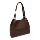 Stella Genuine Leather Handbag (Brown)