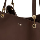 Stella Genuine Leather Handbag (Brown)