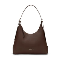 Vera Genuine Leather Handbag (Brown)