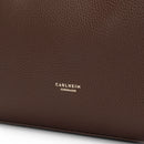 Vera Genuine Leather Handbag (Brown)