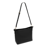 Victoria Genuine Leather Handbag (Black)
