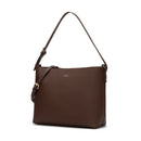 Victoria Genuine Leather Handbag (Brown)