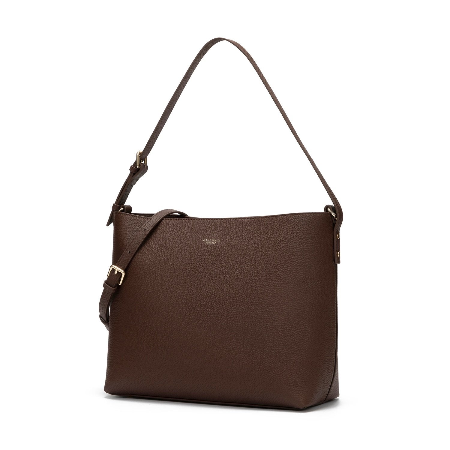 Victoria Genuine Leather Handbag (Brown)