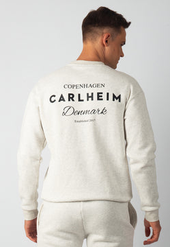 Hudson Branded Sweatshirt (Marl White)