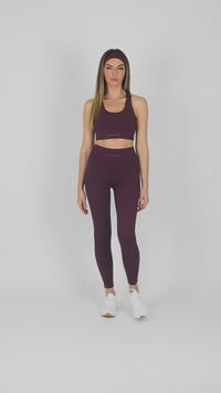Serenita Sports bra (Burgundy)