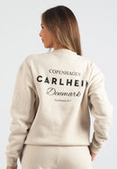 Harper Branded Sweatshirt (Beige)