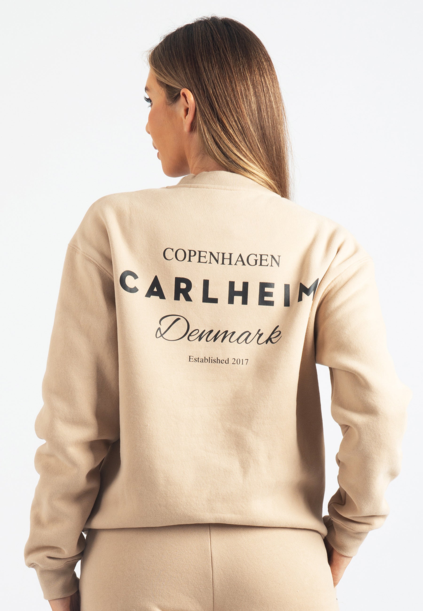 Harper Branded Sweatshirt (Tan)