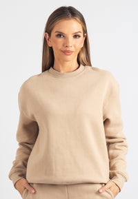 Harper Branded Sweatshirt (Tan)